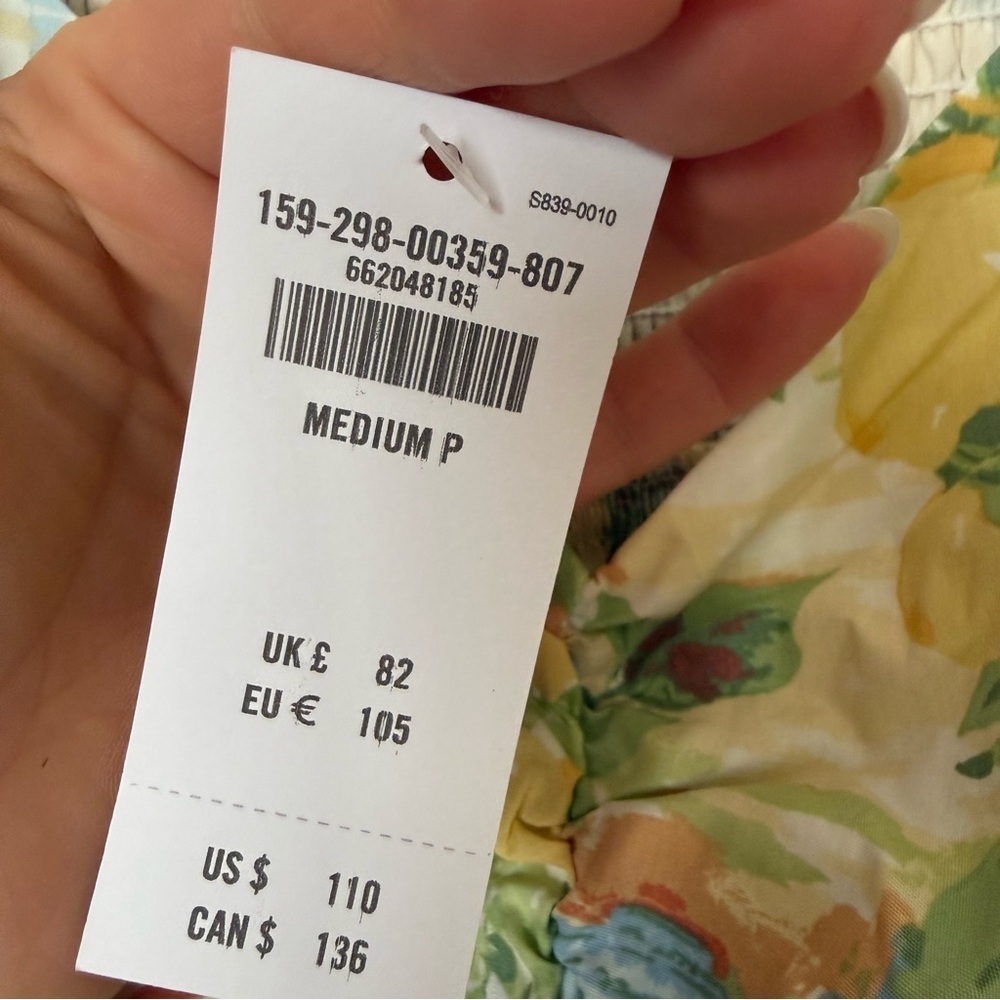 Abercrombie Sweetheart Babydoll Maxi Dress Medium Petite - Picture 11 of 15